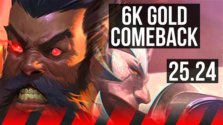 UDYR vs DARIUS (TOP) | 6/1/16, 6k gold comeback | EUW Master | 25.24