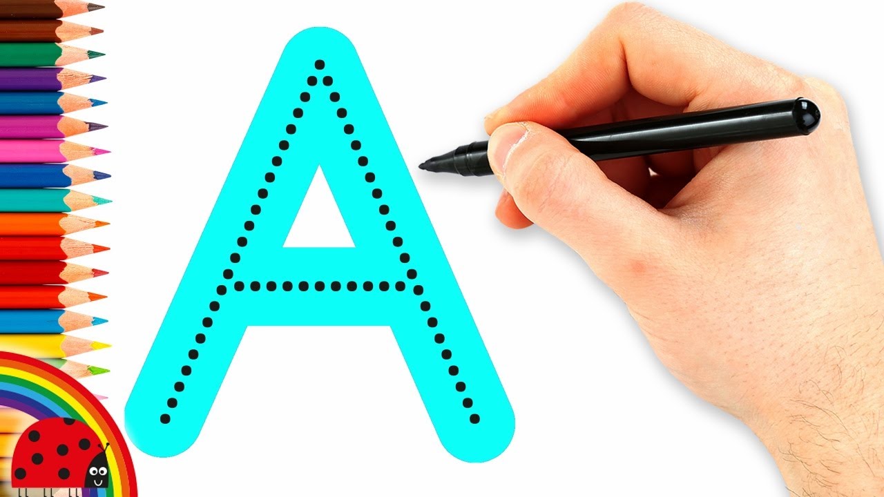 Напишем английский алфавит красочными маркерами и выучим английские слова