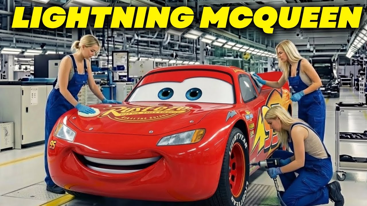 Inside Lightning McQueen Factory: How to Build the Fastest Racing Car  - (Full Process)