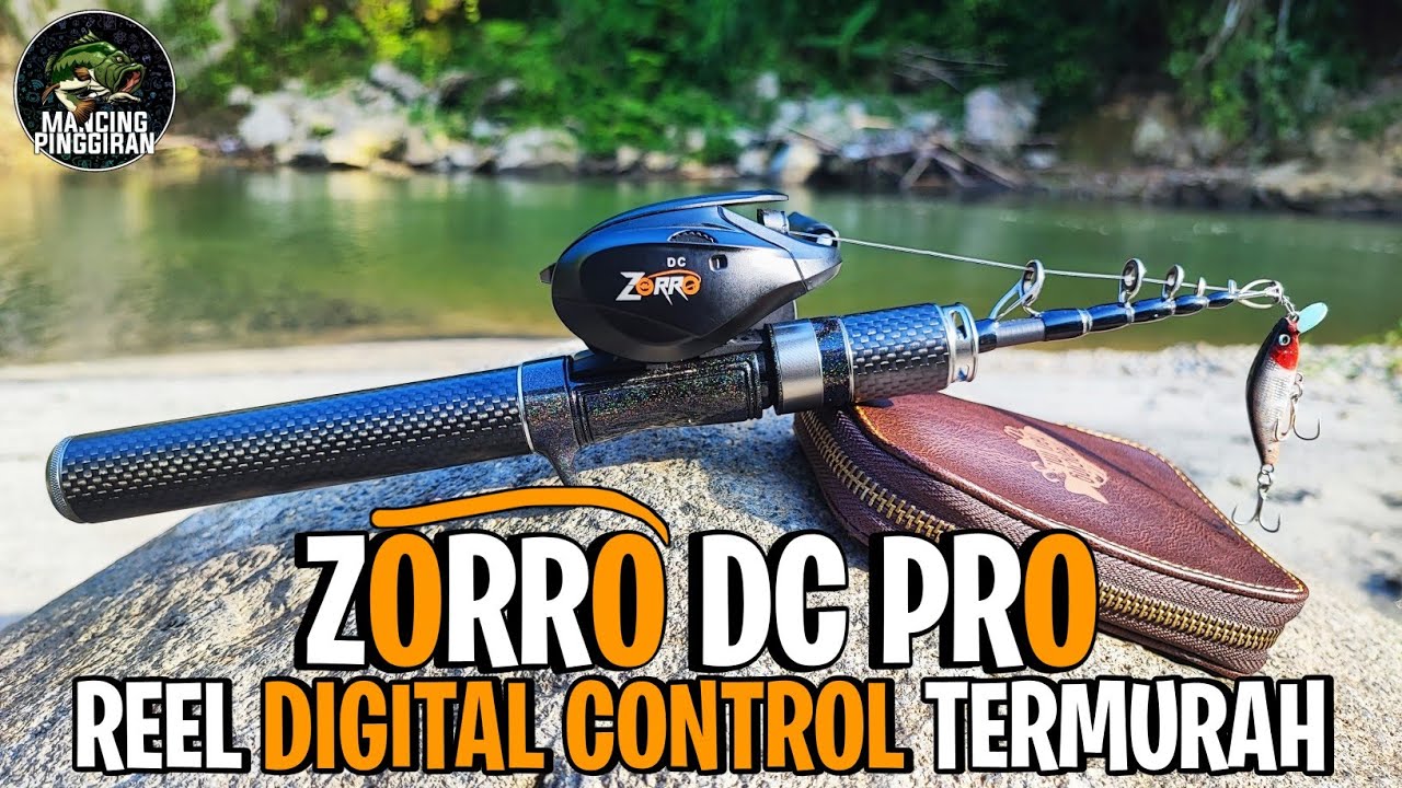 REEL ZORRO DC PRO BLACK EDITION !! BEDA TAPI SAMA - LURE RINGAN BISA SE-LONGCAST INI GOKIL