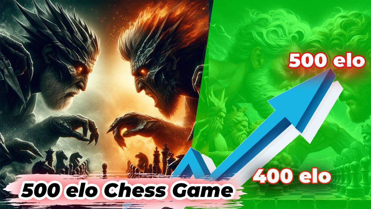 500 elo chess Game.A Thrilling Clash of Novice Minds! - YouTube