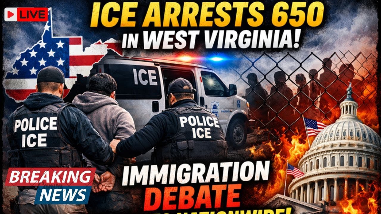 ICE Arrests 650 in West Virginia — Immigration Debate Reignites Nationwide | Covert Raid Pulse
