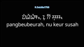 BANDUNG LEMBANG-KARAOKE   LIRIK AKSARA SUNDA