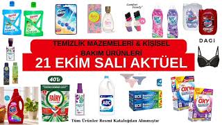 BİM Aktüel Temizlik Ürünlerinde Bu Salı Büyük İndirim! 21 Ekim 2025 Salı Katalog