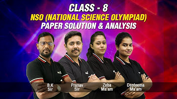 Class 08 NSO 2022-23 Live Paper Solution | NSO Answer key and Paper Analysis