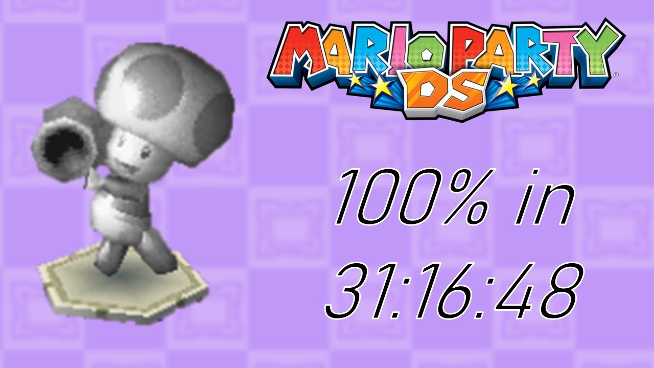 [World Record] Mario Party DS 100% (