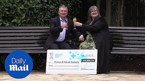 Frances and Patrick Connolly celebrate 115m EuroMi...