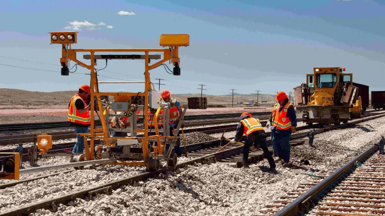 🚂🤑👍Railway Track Repair And Maintenance Work 