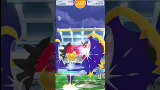 My first ✨ Shiny YVELTAL Raid in #pokemon go #yveltal #shorts