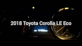 Toyota - Corolla - 2018 - LE Eco: Gauge Cluster Startup Sequence