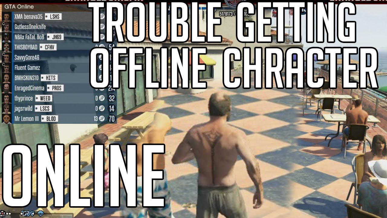 GTA5 | Trouble Getting Offline Character Online (EC) - YouTube