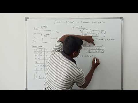 Full Adder in Combinational Circuit || Digital Electronics || S Vijay Murugan || Learn Thought