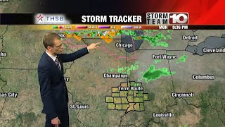 Monday Night: Partly cloudy, warm and muggy. Low: 75°