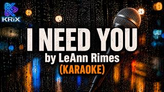 I Need You Karaoke - Neokirx
