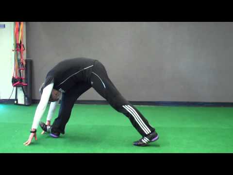 Dynamic hamstring warm-up