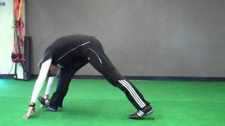 Dynamic hamstring warm-up