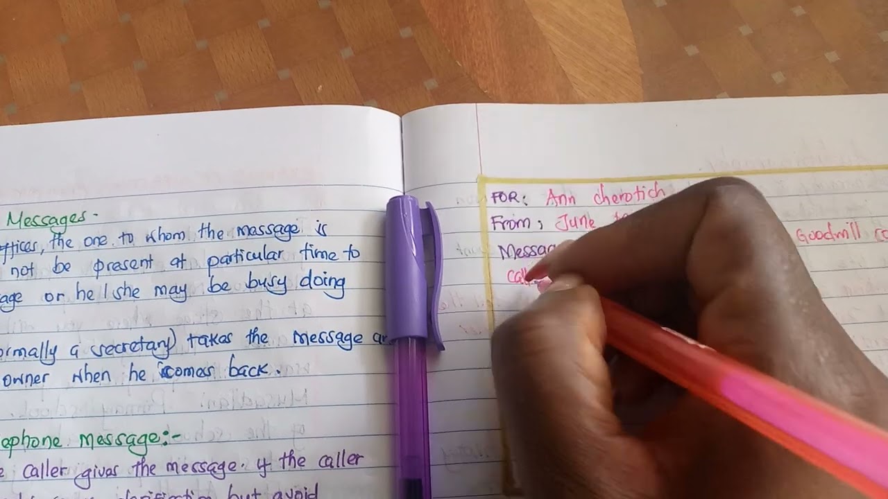 Телефонные сообщения / функциональное письмо