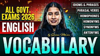 English Vocabulary For All Competitive Exams | MCQ Questions in Punjabi | By Simran Ma'am #17