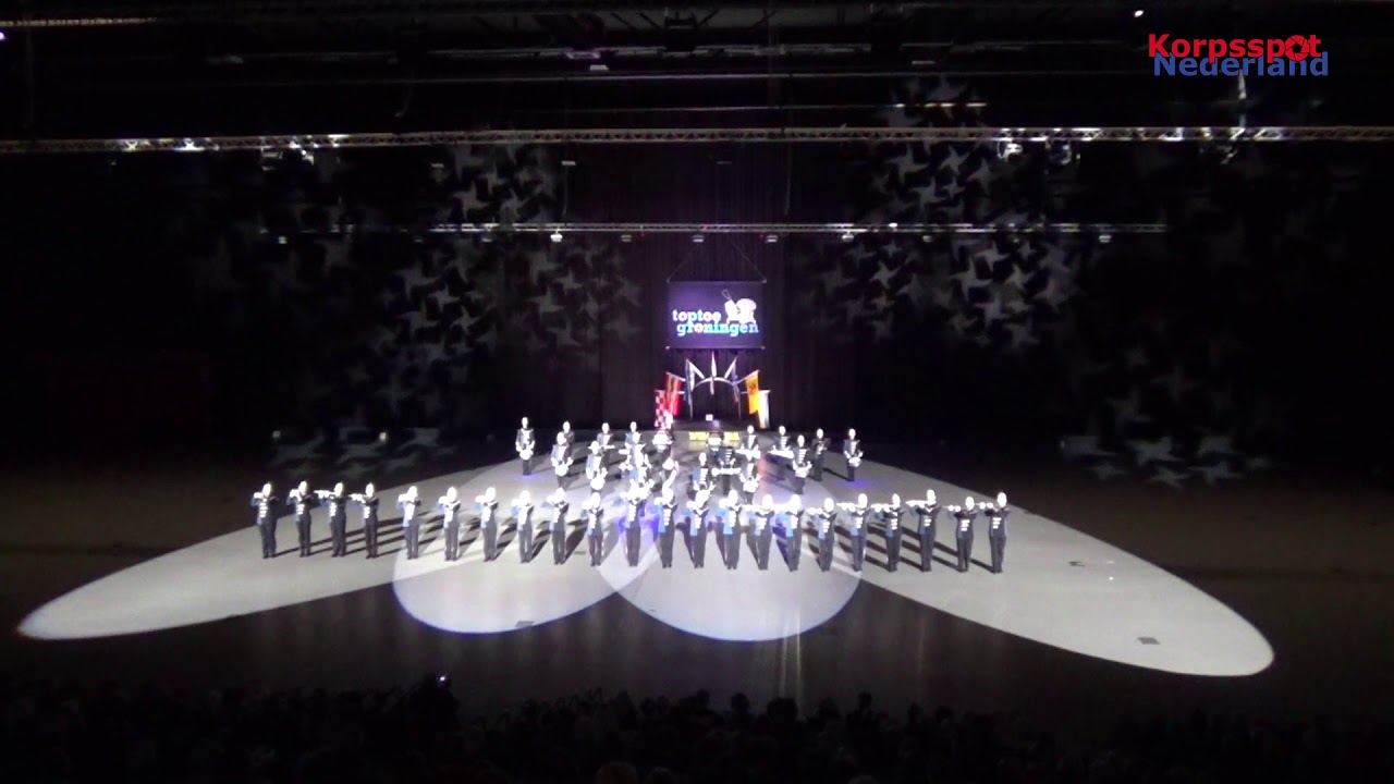 Showband Takostu tijdens Taptoe Groningen 2018 Marsparade