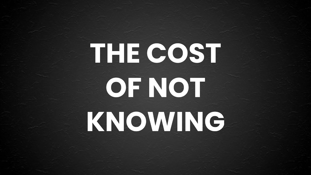 Почему мы избегаем анализа того, что нам уже известно? — Цена незнания — Глава 1 — Часть 5