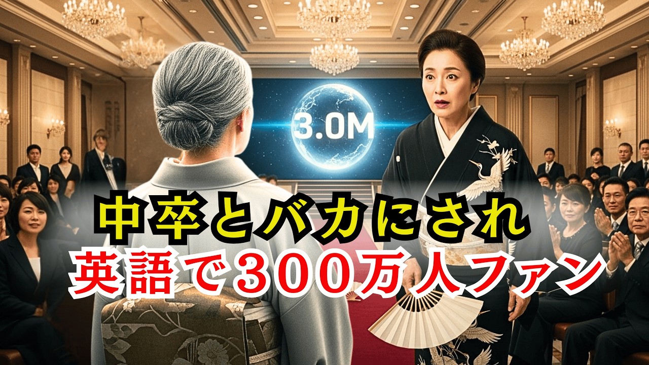 息子の結婚式で嫁母に「学がない」と見下され、お茶汲みを強要された私→全米300万人のファンを持つ英語で静かに反撃した結果…｜感動の人生のたび