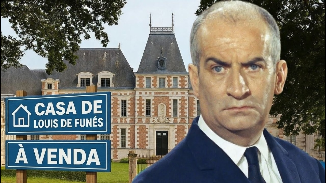 A Casa Abandonada de Louis de Funès, onde ele morreu, e o seu patrimônio líquido