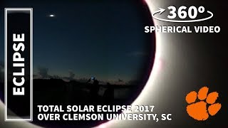 Total Solar Eclipse 2017 | 360° 4K Video at Clemson University