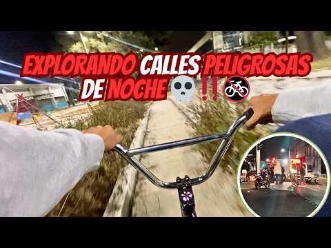 BMX NOCTURNO| Explorando la ciudad con amigos en BMX🌙