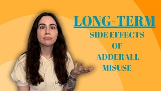 My Long-Term Side Effects of Adderall & Cocaine Misuse - Stimulants