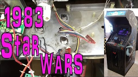 Fixing The Color Vector Monitor in a 1983 Atari Star Wars Arcade Game!  Don