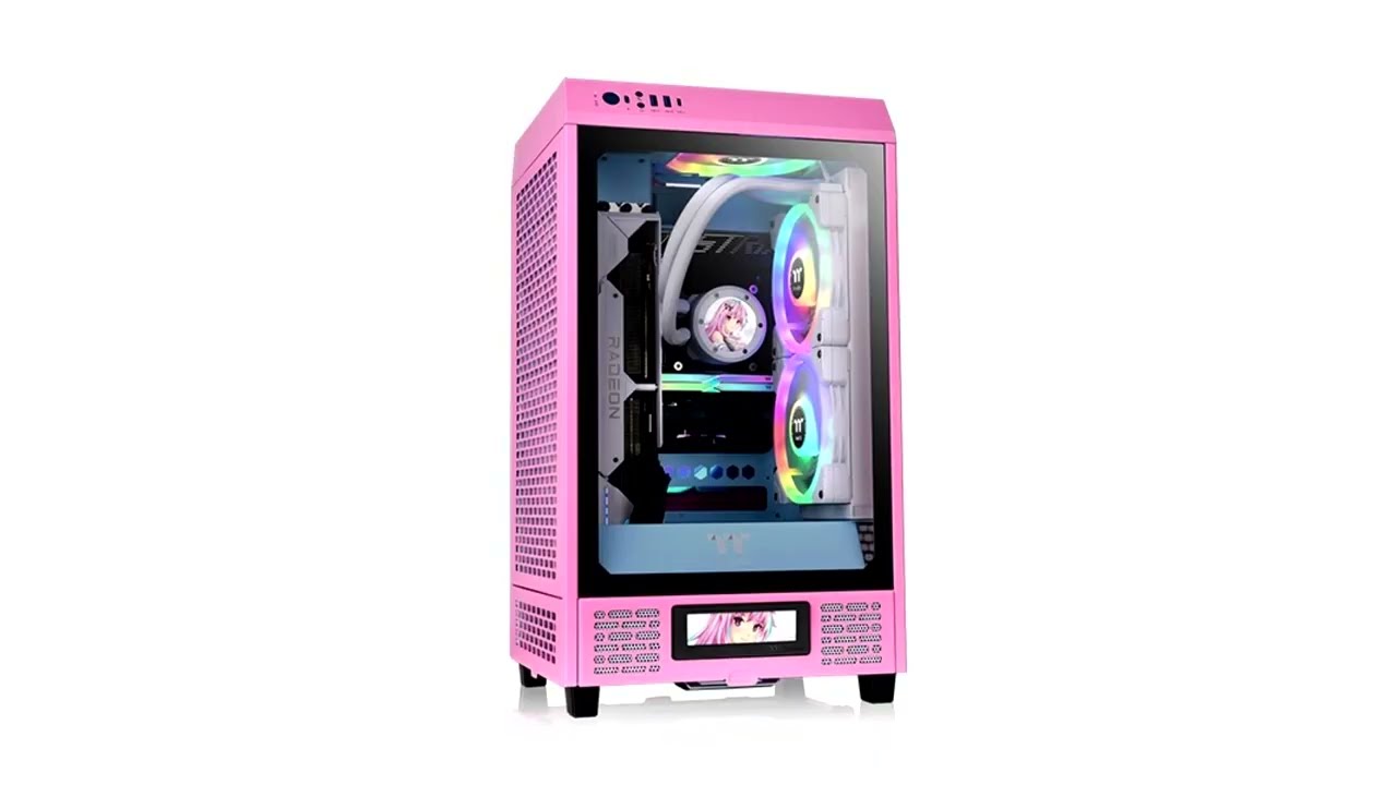 Thermaltake Releases The Tower 200 Bubble Pink Mini Chassis