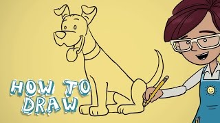 How To Draw - Kiddo the Dog by HISHE Kids 139,102 views 9 years ago 4 minutes, 37 seconds