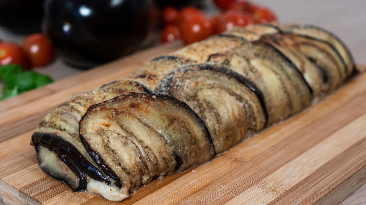 Rotolo di melanzane al forno (non fritte) facile da preparare e melanzane che fanno impazzire tutti!