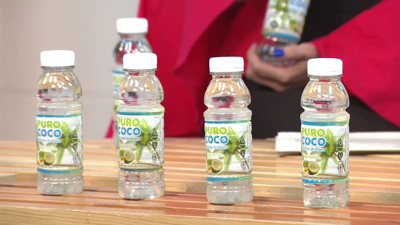 Agua de coco una bebida exclusiva y hecha por emprendedores colombianos.