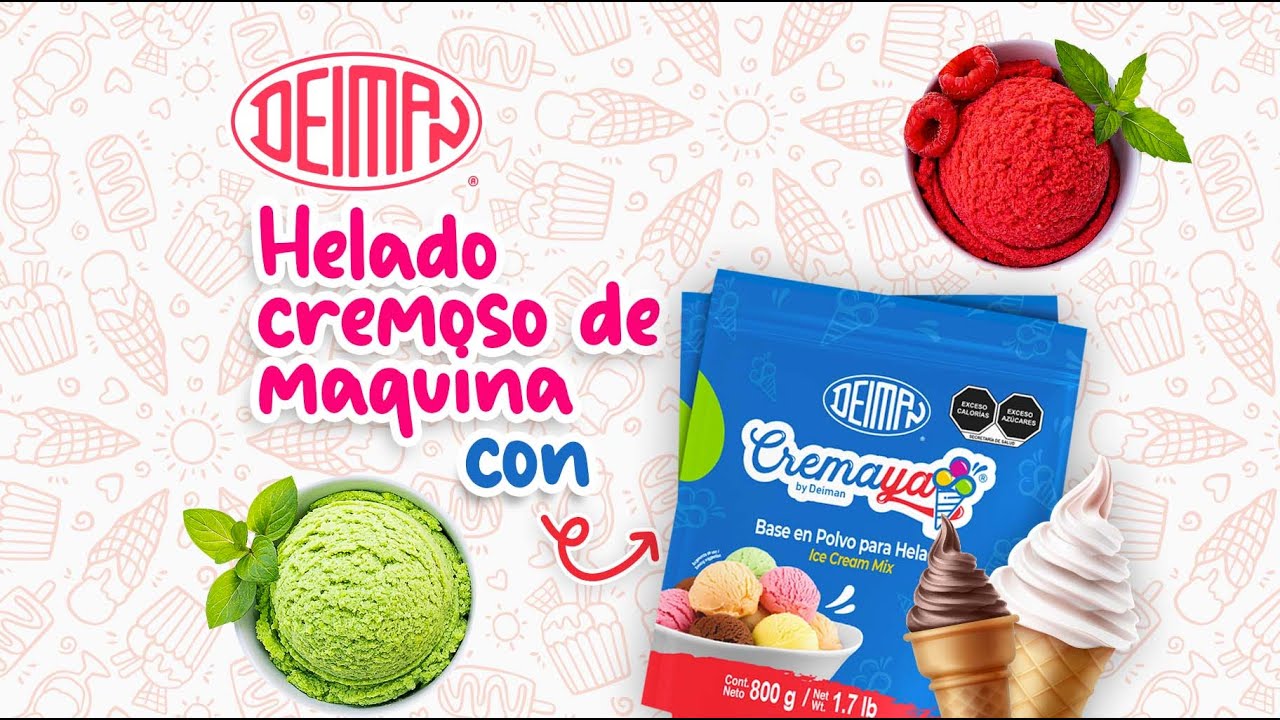Helado de Chocolate y Fresa Cremaya