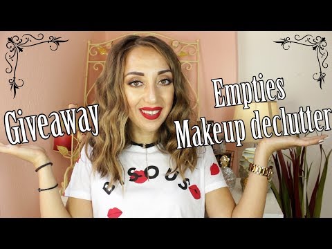 Empties Makeup declutter-Ξεκαθάρισμα