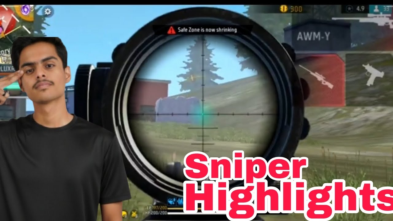 First Sniper Highlights | By Shadow Saini | FREEFIRE MAX 