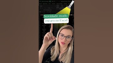 🚀 Modo Escuro no Excel: Novo Recurso em Teste! Disponível apenas no canal Beta. #microsoft365