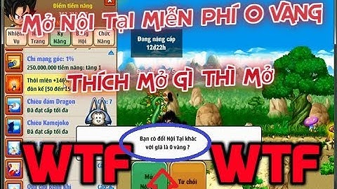 Ngọc Rồng Online - Phát hiện ra cách mở nội tại free 0 vàng, Thích mở nội tại gì thì mở =)) Free