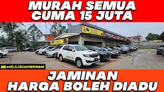 MULAI 15 JUTA HARGA MOBIL BEKAS BOLEH DIADU PASTI TERMURAH TAHUN 2022 DI SHOWROOM DJ AUTO KARAWACI screenshot 3