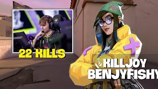 Benjyfishy's RADIANT Killjoy: Unstoppable Setup &amp; Execution Showcase