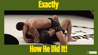 How Gordon Ryan submitted Tex Johnson with a Head And Arm Choke!