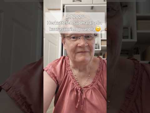 2.7.2026 Herkuttelemme mieheni kanssa suomalaisella 🇫🇮 kaurasuurimopuurolla🙂