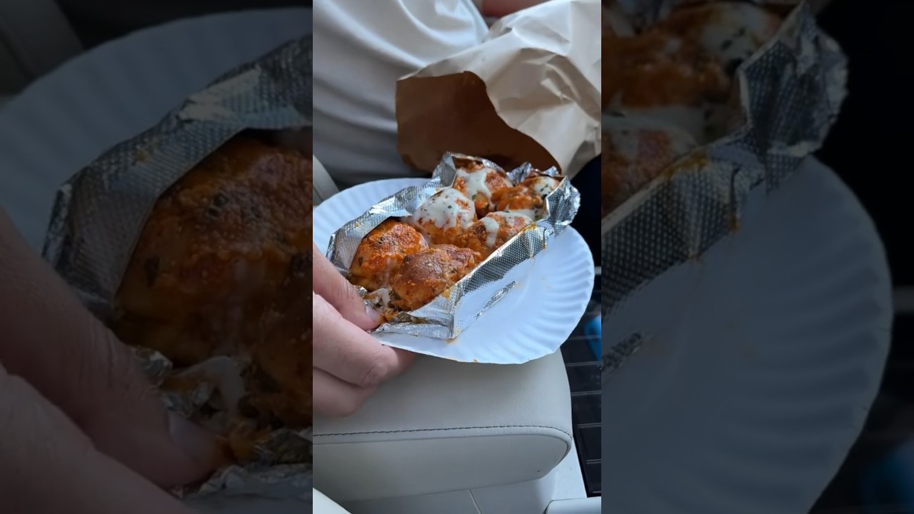 The BUFFALO GARLIC KNOTS from Astoria Pizza Factory in Astoria, Queens NYC are 🔥! #DEVOURPOWER