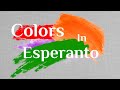 colors on Esperanto#esperanto