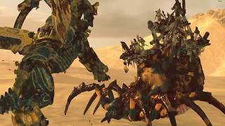 Arachnarok Spider Vs Necrosphinx Total War Warhammer 2