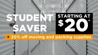 Student Storage Made Easy—Starting at Just $20! 📚📦
