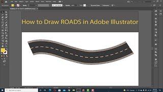 How to Draw ROADS in Adobe Illustrator