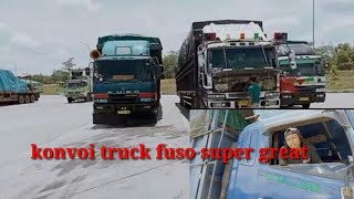Truk trinton fuso super great,perjalanan menuju pelabuhan Bakauheni,otw jakarta