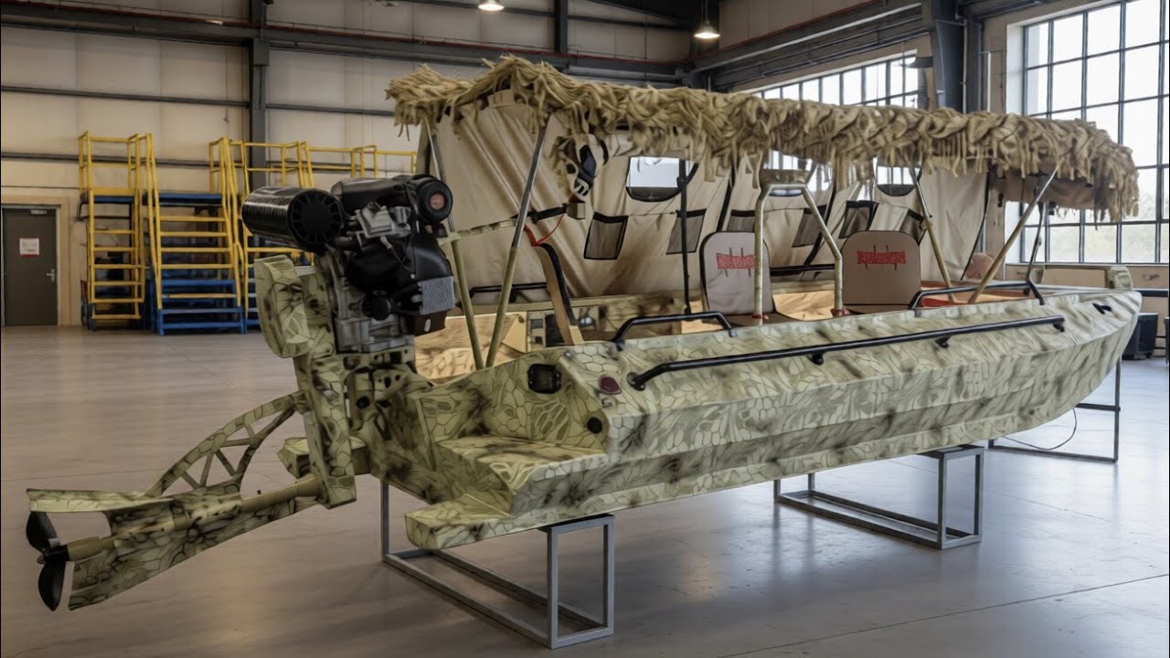 ✅ЛОДКА БОЛОТОХОД ХИЩНИК 4.7 